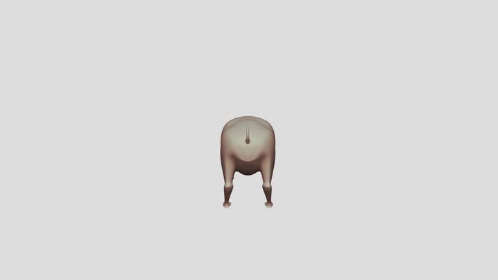 Piggy- Rigged 3D Model