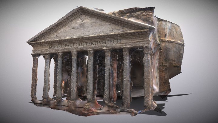 The Pantheon, Rome 3D Model