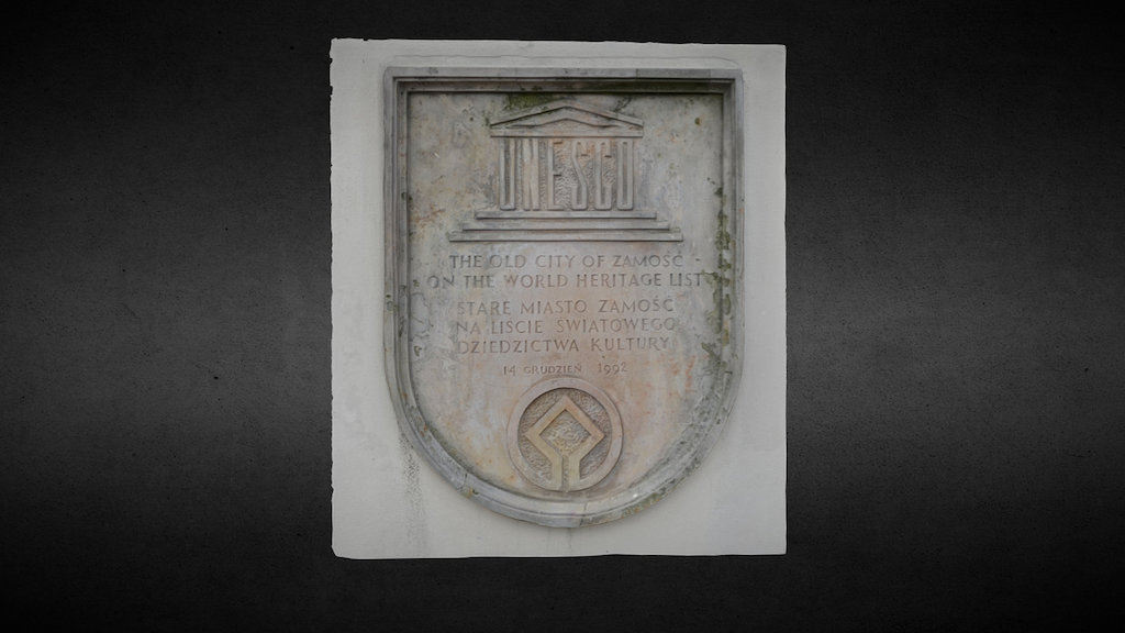 Tablica, Ratusz, Zamość