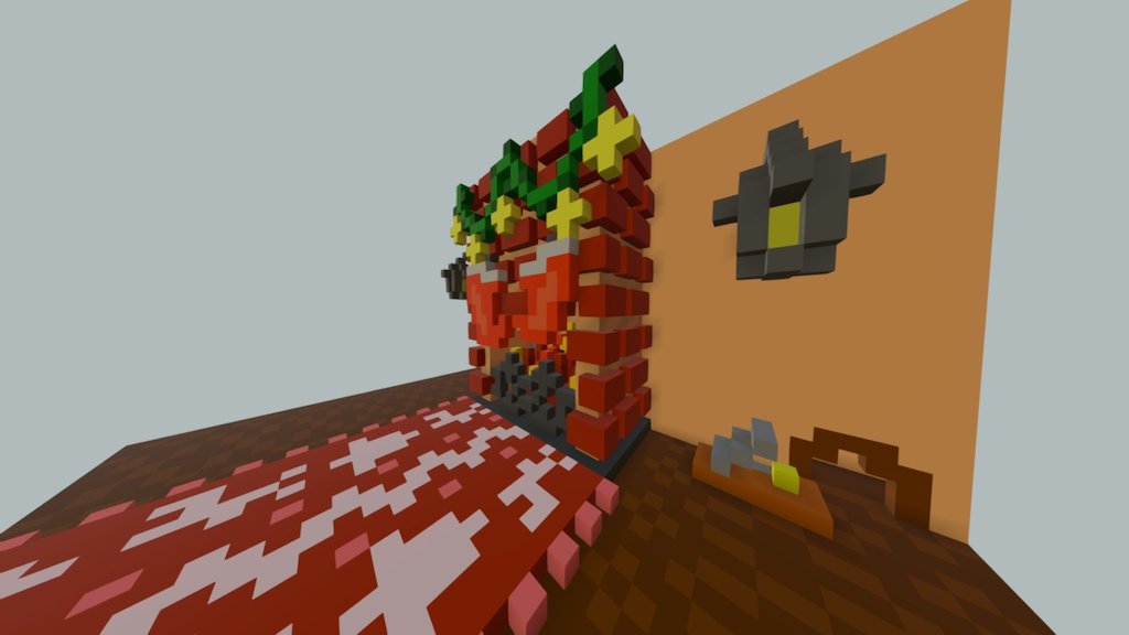 Christmas fireplace