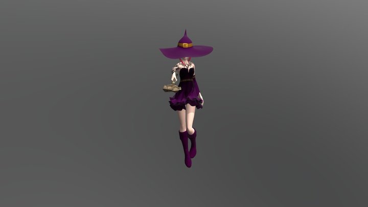 Classic Mage - Modeling 3D Model