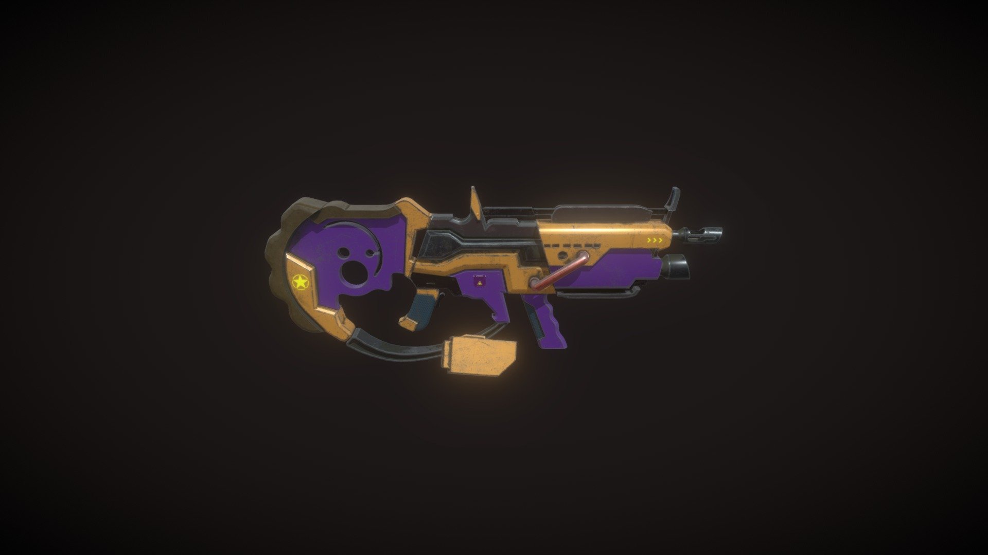Asault Rifle Sci Fi - 3D model by laibrenes [4ad2719] - Sketchfab