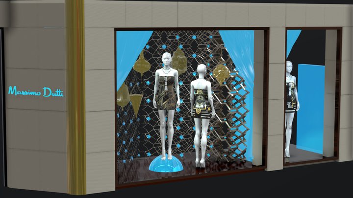 storefront - window display – Modello 3D gratuito STL