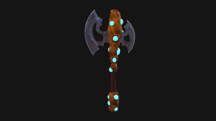 Stylized Axe 3D Model