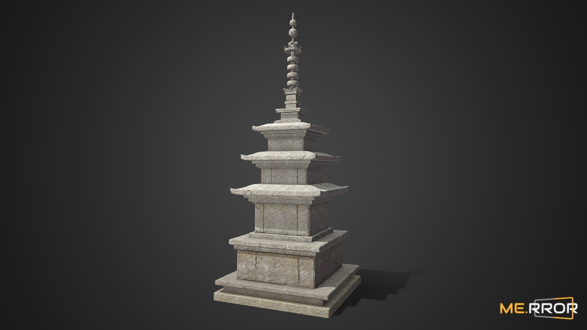 [Game-Ready] Stone Pagoda 2 - Buy Royalty Free 3D model by ME.RROR ...