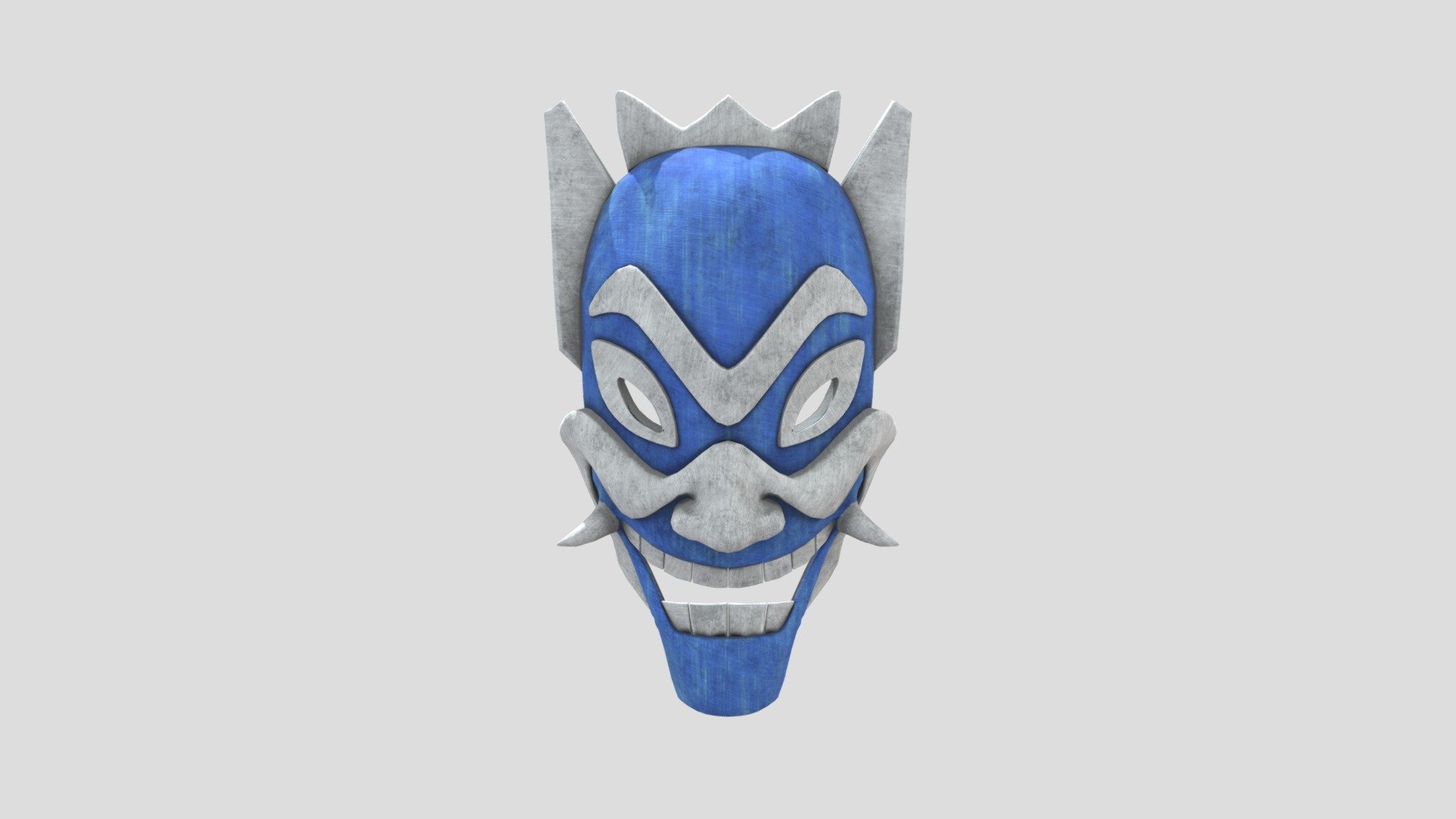Blue Spirit Mask from ATLA - 3D model by ftkhr [4ad5e5d] - Sketchfab
