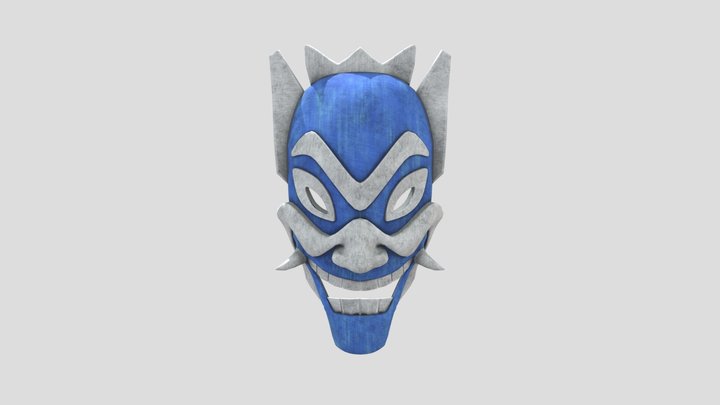 Blue Spirit Mask from ATLA 3D Model