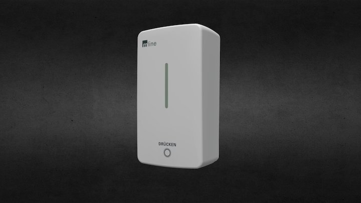 mline² Toilettensitzreinigerspender 3D Model