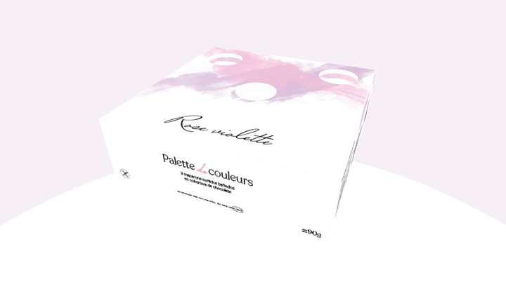Bonbon Maison macaron Packaging 3D Model
