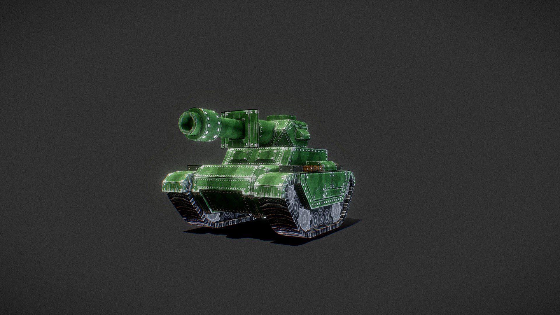 Cartoon Tank - Download Free 3D model by holgcool (@holgcool) [4ad6a65]