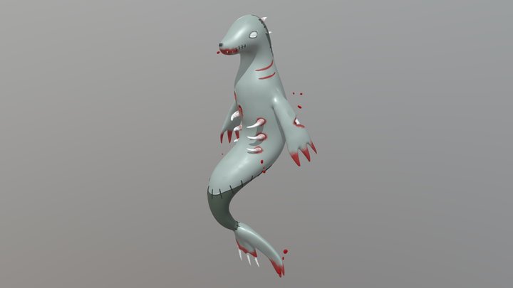 Zombie seal 3D Model