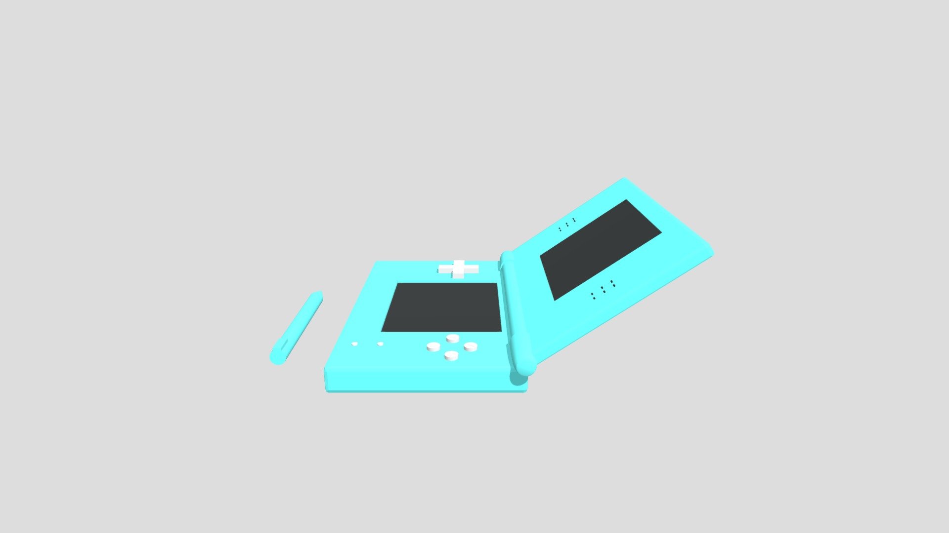 Handheld game console from Poly by Google Download Free 3D model by