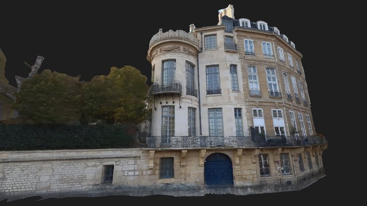 Hôtel Le Vau, Paris 3D Model