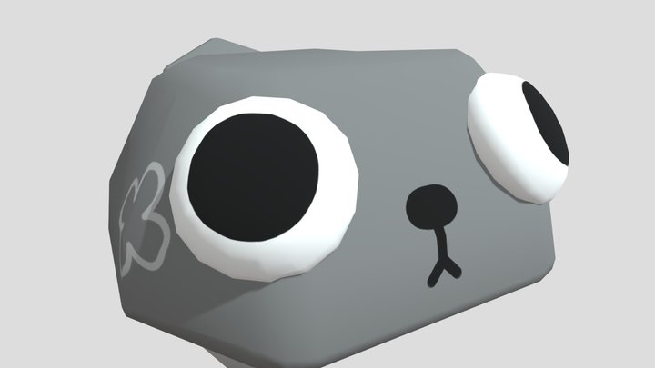 Pebble Rigged 3D Model