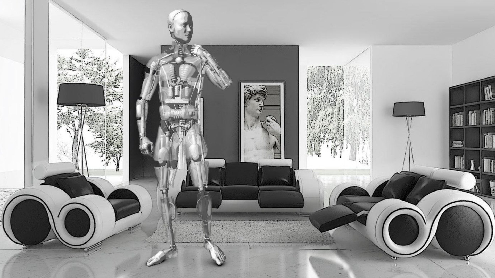 David by Miguelangelo Cyborg Version 2525 - 3D model by Miguelangelo ...