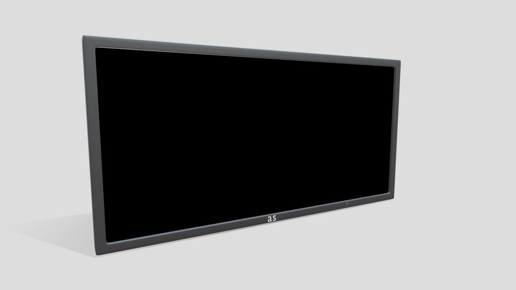 Modern Smart TV LED Television 3D Model