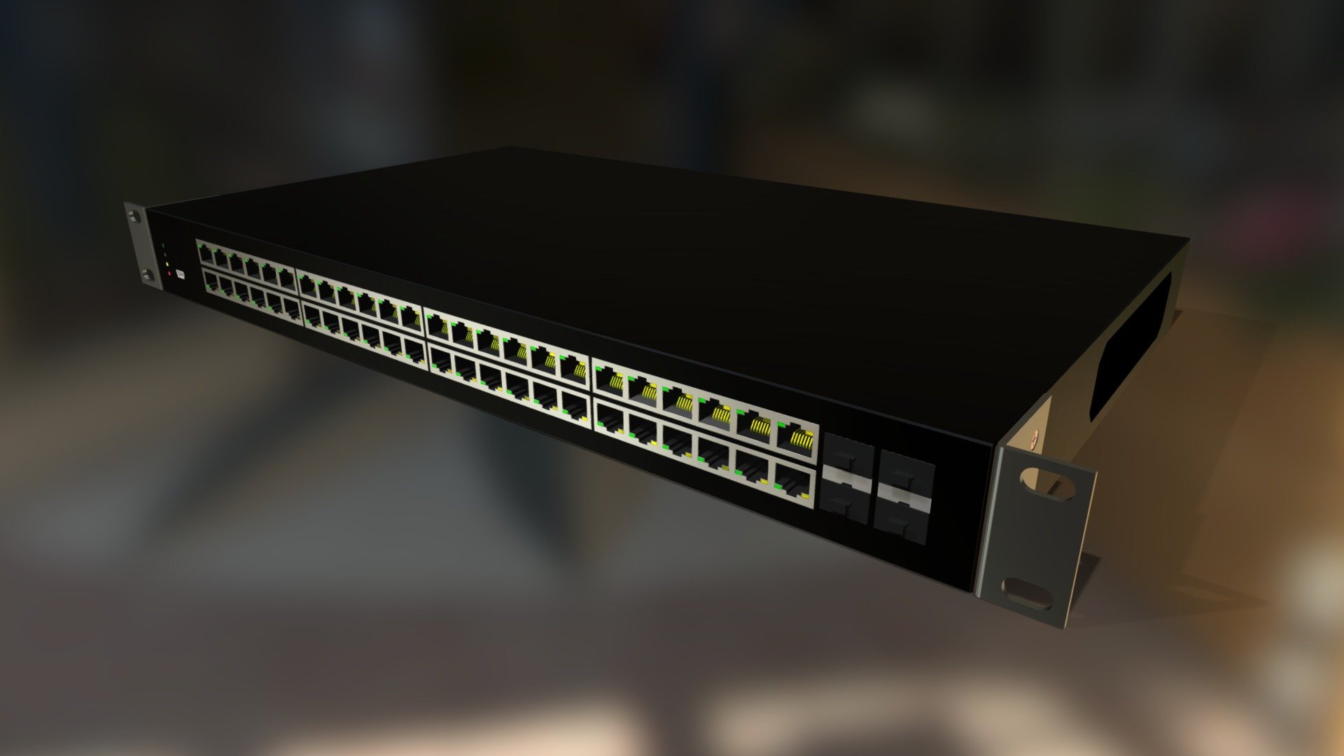 48 Way Network Switch — Sketchfab embed 3D viewer