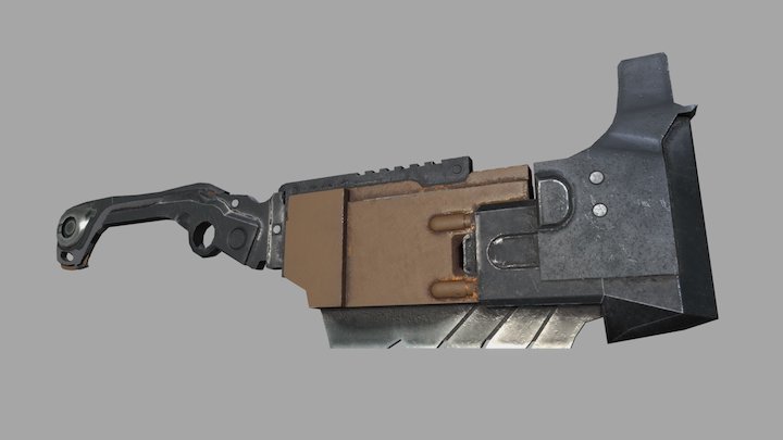 Industrial Weapon 3D Model