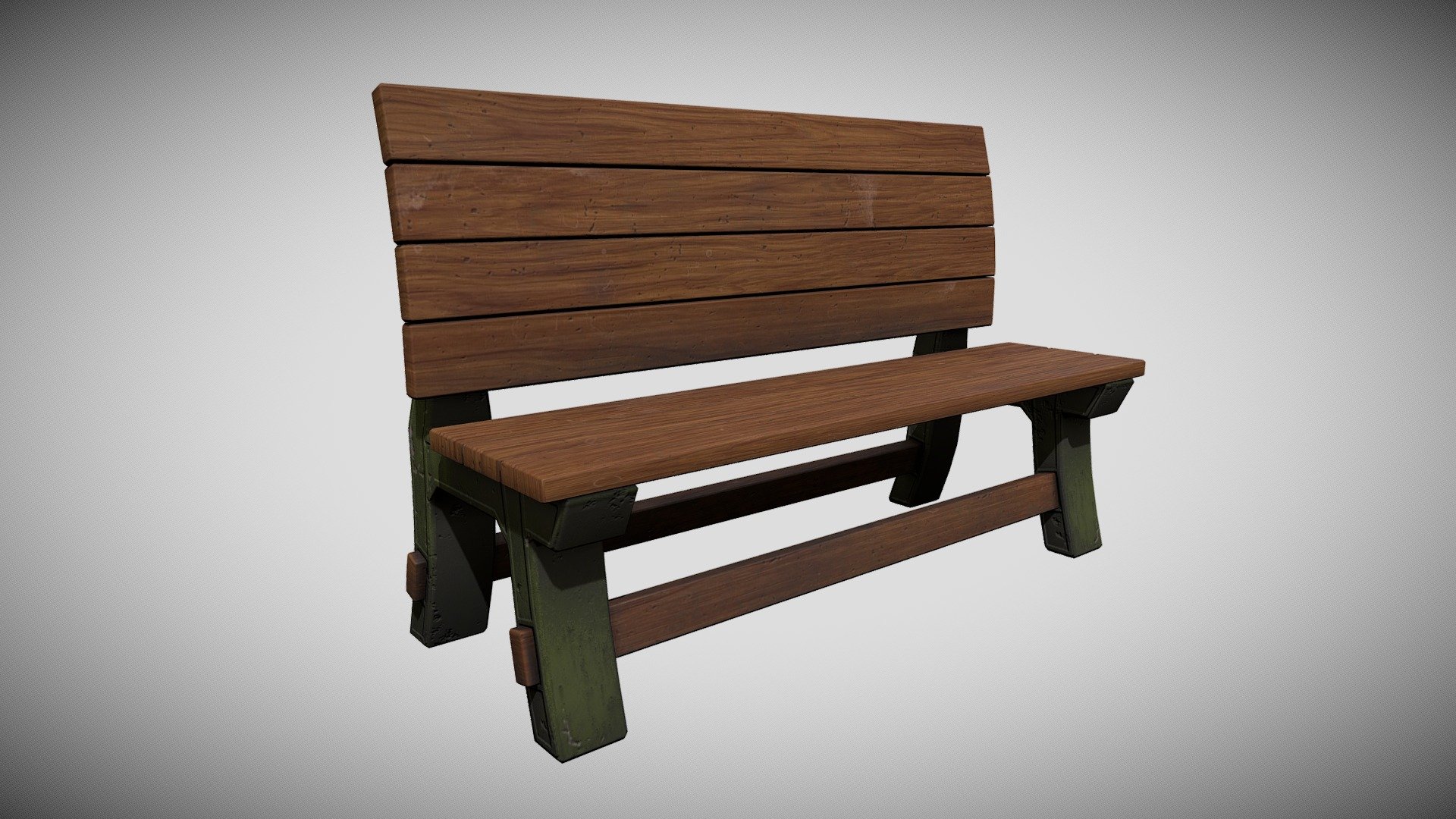 Bench Game Asset 3D model by Jaden M. Z. (jamizo) [4adb0f8] Sketchfab