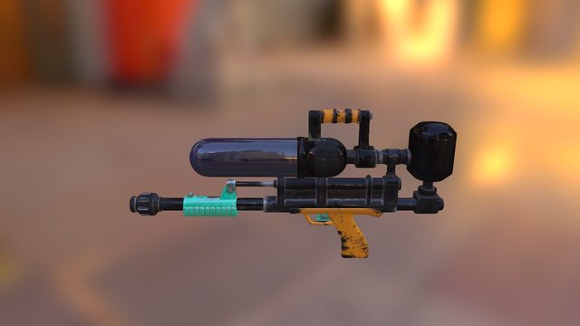 Low Gun 3D Model