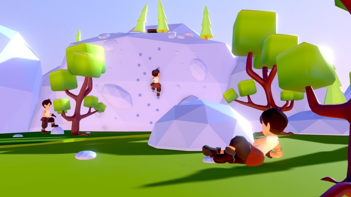 Hero Climb 3D Model