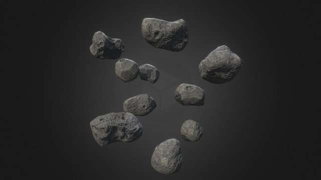 Asteroids 3D Model