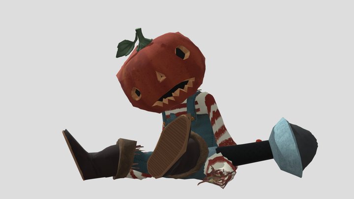 Alien Kid fake 3D Model