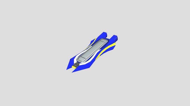 Game Cube - Sonic Riders - Blue Star II 3D Model