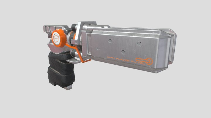 Plasma Gun 3D Model