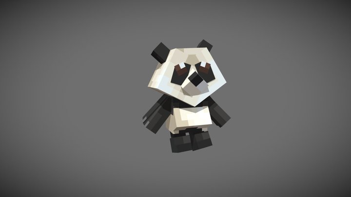 Panda - Animated Model 3D Model