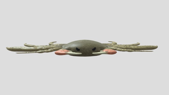 Eubrachyura (Low Poly) – Gratis 3D-model STL