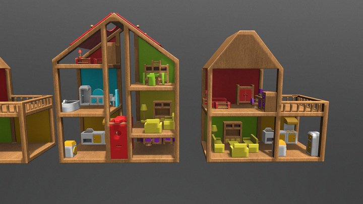 Dolls House 3D Model