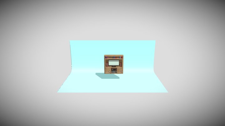 Bookcase - FreeLicense 3D Model