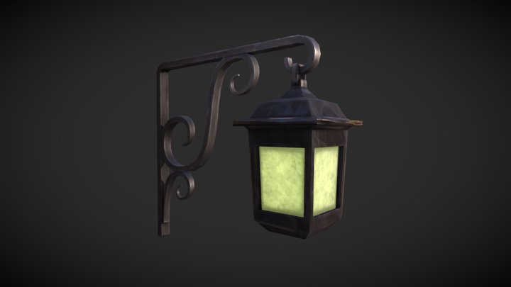 Stylized Lantern 3D Model