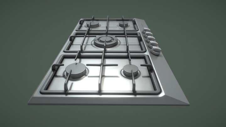 Cooktop Eletrolux – Free 3D Model STL