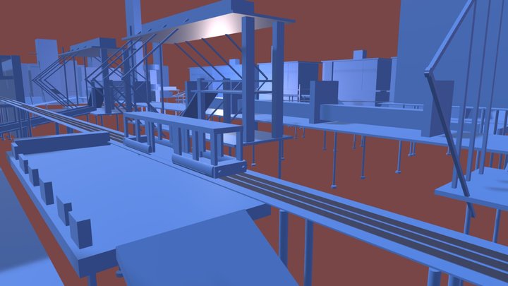 Platformcity 2 tram 3D Model