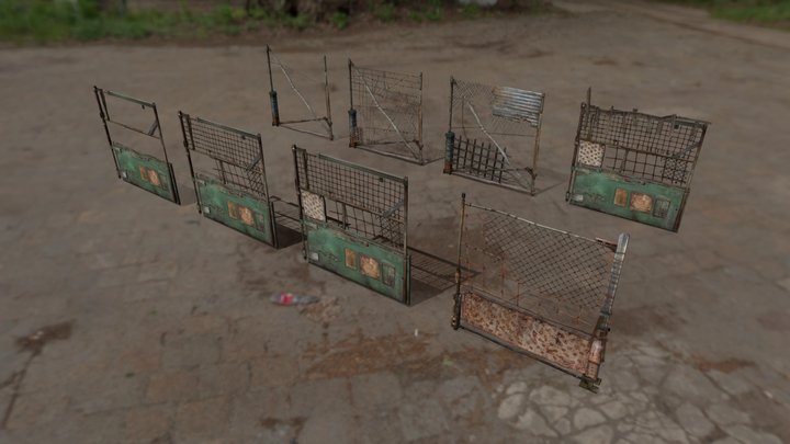 Return To Ravenholm Fences Recreation 3D Model