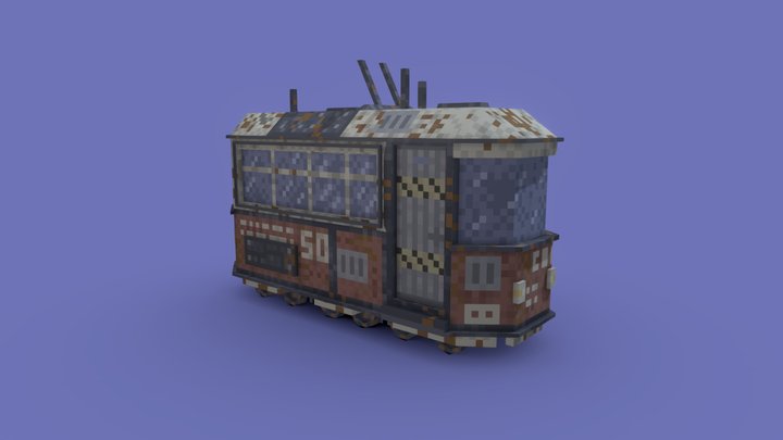 Soviet Tram 3D Model