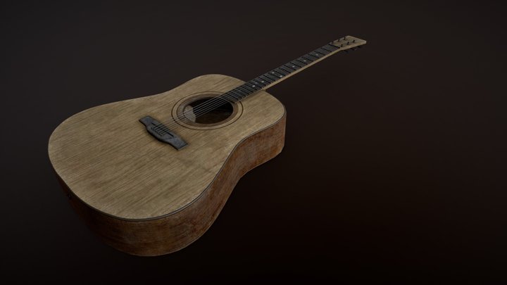 Guitar 3D Model