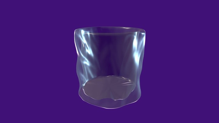 Fantasy wine glass 3D Model