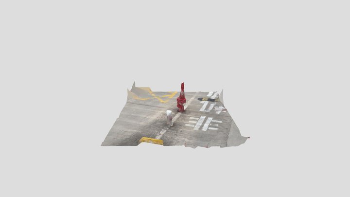 路障 3D Model