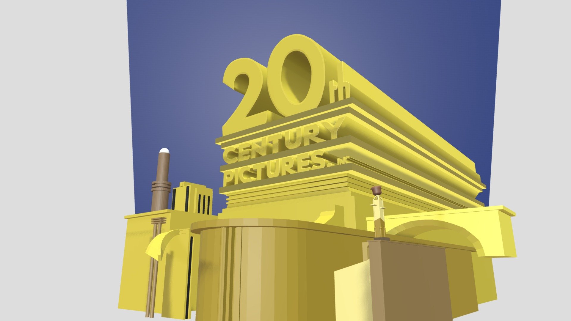 20th Century Pictures Remake (MODIFIED) - Download Free 3D Model By ...