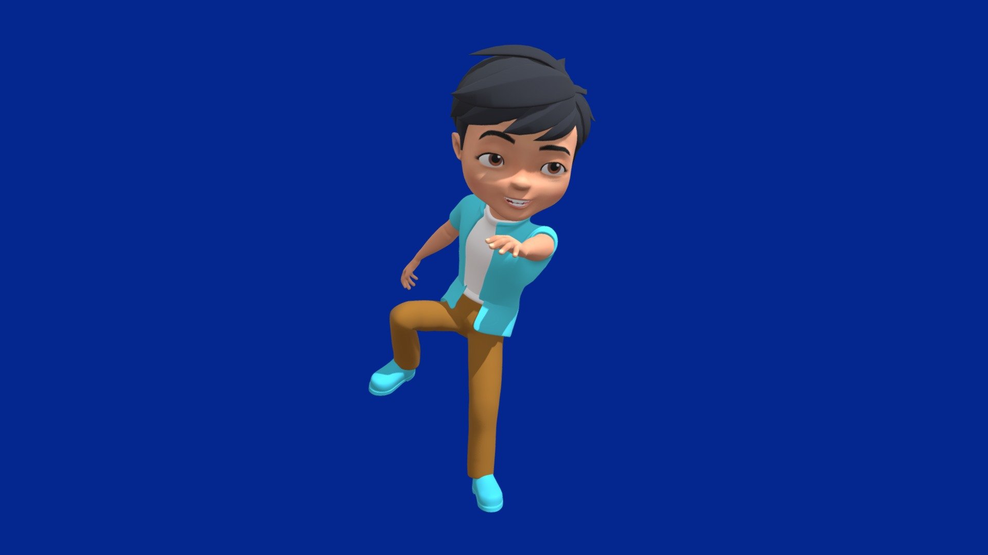 Animated Cartoon Kid - Buy Royalty Free 3D model by Mostafa Ebrahim ...