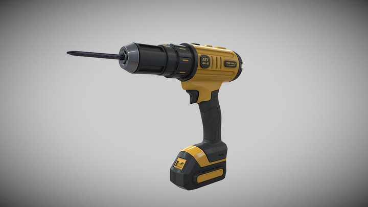 Power Drill 3D Model