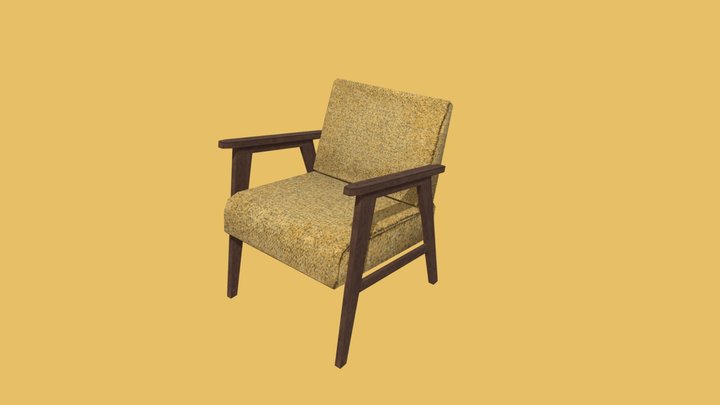 PS2 Armchair 3D Model