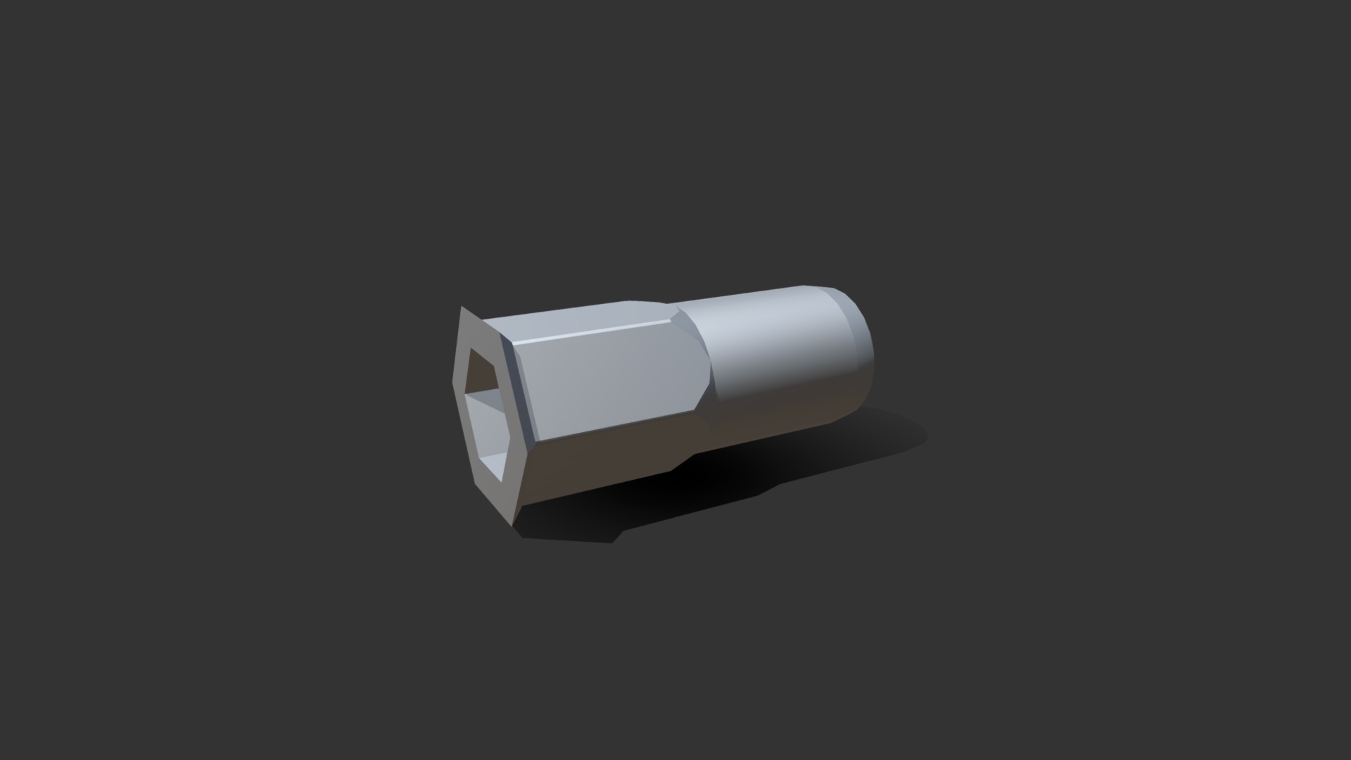 Semi Hexagon Reduced Head Closed End Rivet Nut Download Free 3D model by wuhle [4ae76c8