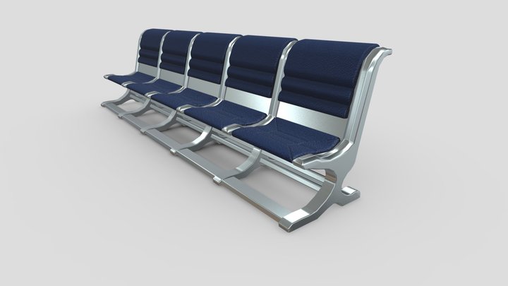 silla publica de cuero – Free 3D Model STL
