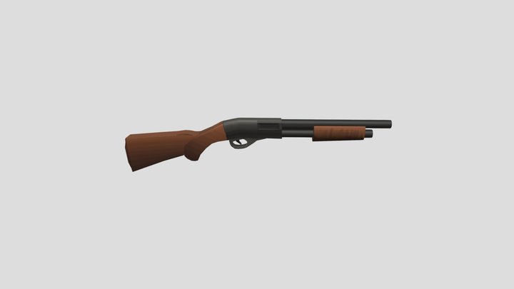 Shotgun 3D Model