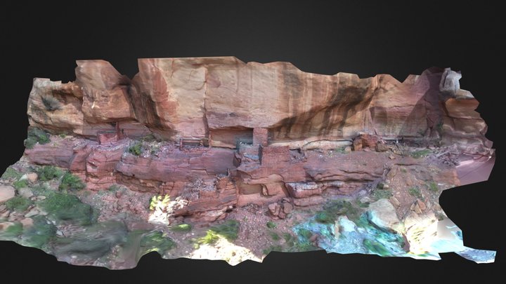 Pueblo Ruins 3D Model