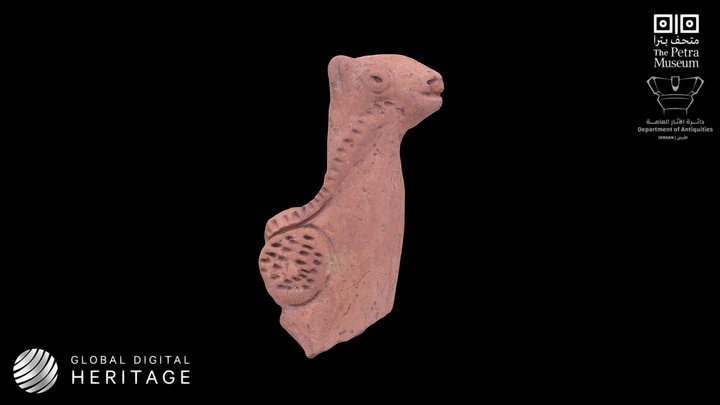 Camel Pottery Figurine - Petra Museum, Jordan